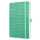 Notizbuch Jolie - mint green - liniert 80 g/m² A5 Hardcover 174 Seiten