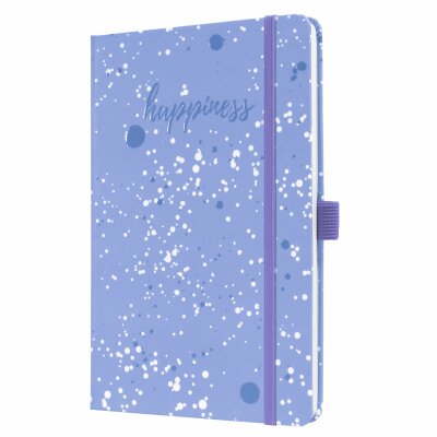 SIGEL JN339 Notizbuch Jolie - Violet Happiness - liniert - 80 g/m² - ca. A5 - violett - Hardcover - 174 Seiten - FSC-zertifiziert