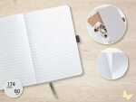 Notizbuch Jolie Violet Happiness liniert 80 g/m² A5 Hardcover 174 Seit
