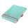 Notizblock Jolie - Rainbow Turquoise - dot 100 g/m² - A6+ Hardcover