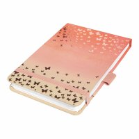 SIGEL JN346 Notizblock Jolie - Butterfly Confetti Peach -...