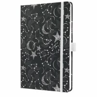 SIGEL JN349 Notizbuch Jolie - Cosmic Fantasy Black -...