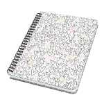 Spiral-Notizbuch Jolie - Wild Hearts - punktkariert A5...