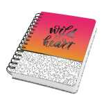 Spiral-Notizbuch Jolie - Wild Hearts - punktkariert A5...