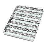 Spiral-Notizbuch Jolie - Curly Mint - punktkariert A5 120...