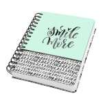 Spiral-Notizbuch Jolie - Curly Mint - punktkariert A5 240...