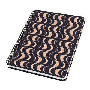 Spiral-Notizbuch Jolie - Moonlight Melody punktkariert A5 120 Seiten
