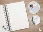 Spiral-Notizbuch Jolie - Moonlight Melody - punktkariert...