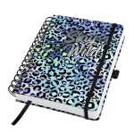 Spiral-Notizbuch Jolie - Blue Leo Love - blanko A5 240...