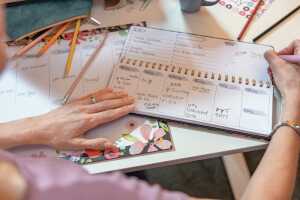 SIGEL JP104 Wochenplaner Jolie - Underwater Miracles - undatiert