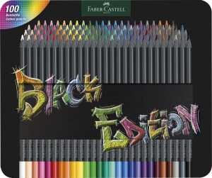 Faber Castell Buntstift BlackEdition 3,3 mm 100er Metalletui