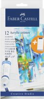 Faber Castell Acrylfarbe 12er Kartonetui