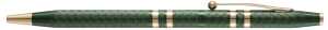 Cross Kugelschreiber Classic Century Grün-Lack mit 23 KT goldplattiert