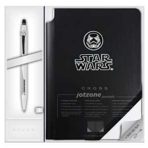 Cross Rollerball Click Geschenkset Stormtrooper mit passendemNotizbuch