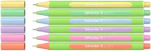 Schneider Fineliner Line-Up pastell 6er Etui, sortiert, 5+1 Aktion