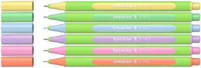 Schneider Fineliner Line-Up Pastell sortiert Karton-Etui 6 Stück