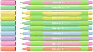 Schneider Fineliner Line-Up Pastell 10er Stiftebox, farbig sortiert