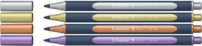 Schneider Metallic Rollerball Paint-It 050 0.4mm Karton-Etui 4 Stück sortiert