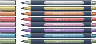 Schneider Metallic Rollerball Paint-It 050 0.4mm Karton-Etui 8 Stück sortiert