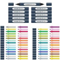 Schneider Twinmarker Paint-It 040 brush+round Komplettset...