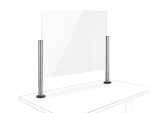 Novus POS Protect 100x75 G, Auf- oder Durchschraubbefestigung, silber