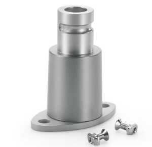 Novus Clu Plus Systemschienenbefestigung silber