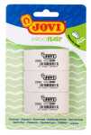 JOVI Ergoplast Radiergummis ergonomisch 3 Stück auf...