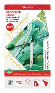 Aristo Geocover 3 in 1 Geo TZ Dreieck Deep Blue je 1x AR1552, AR1650/2