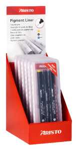Aristo Pigment Liner 3er-Set 6er Display mit AR23533