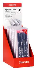 Pigment Liner 4er-Set Display mit 6 x AR23554