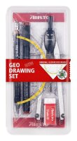 Aristo Geo Drawing Set 6-teiliges Premium Schulset