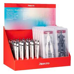 TopLine + Studio Pen Mat Set Mat Series im Display sortiert