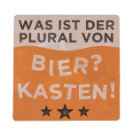 OOTB Untersetzer mit Korkboden Slogans ca. 95 cm