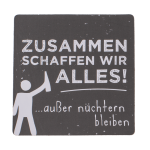 OOTB Untersetzer mit Korkboden Slogans ca. 95 cm