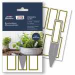 Pflanzenschilder hoch 27x148mm grau weiß