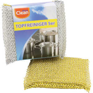 CLEAN Topfreiniger Scheuerpads 5er 10x8cm