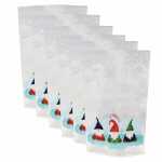 Zellglasbeutel Weihnachten Wichtel 6er, 14,5x23,5cm