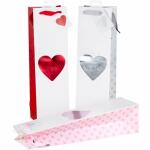 Flaschentasche Premium Simply Love 40x12x10cm, Heku