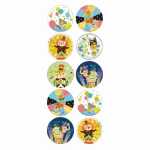 Paper Sticker Funny Circus 4014970435362
