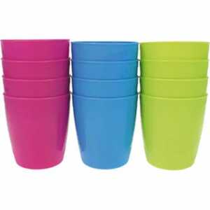Becher Frosty 300ml sortiert, 3 verschiedene Farben spülmaschinenfest