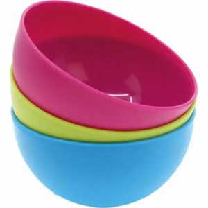 Schüssel Frosty 600ml sortiert, 3 verschied Farben, spülmaschinenfest