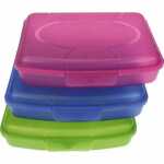 Lunchbox Frosty 17x13x4cm sort 3 verschied Farben,...