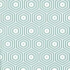 Serviette 24x24cm Geometric Hipster green/white, 3-lagig, 20 Stück