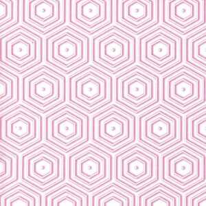 Serviette 24x24cm Geometric Hipster pink/white, 3-lagig, 20 Stück