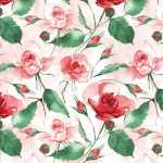 Serviette 24x24cm Powdery Roses red, 3-lagig, 20...