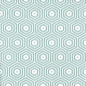 Serviette 33x33cm Geometric Hipster green/white, 3-lagig, 20 Stück