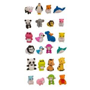 OOTB Puzzle-Radierer Tiere ca. 4 x 2 cm