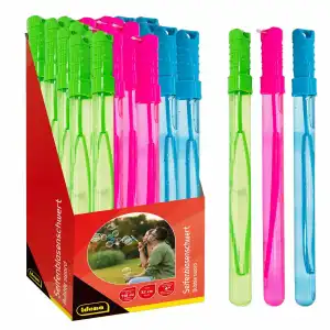 Seifenblasenschwert 118ml 3fach sortiert, grün, pink oder blau,
