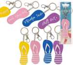 OOTB Metall-Schlüsselanhänger Flip Flop