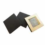 Keilrahmen simply Mini 6,35x6,35cm schwarz, Bezug Baumwolle